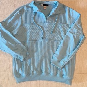 Vintage 90s Textured Pullover Sweatshirt